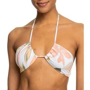 Roxy Beach Classics Triangle Bikini Top L NWT